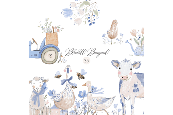 Bluebell Barnyard Clipart Guide