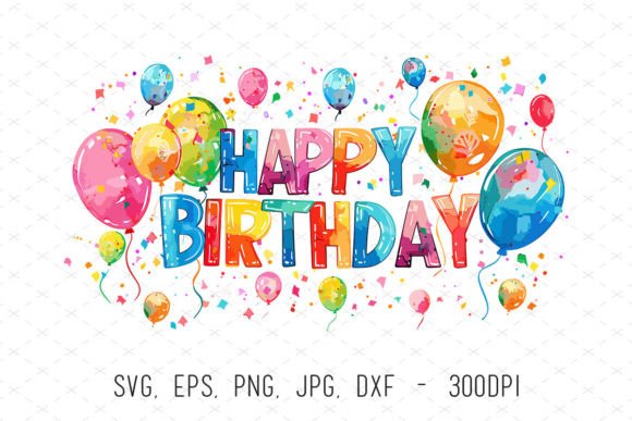 Elevating Celebrations with Happy Birthday Banner Watercolor Clipart