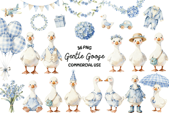 Integrating the Gentle Goose Watercolor Clipart Bundle into Your Creative Workflow