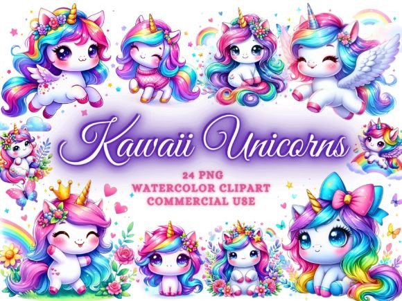 Unlocking Creative Potential with Cute Baby Unicorns Clipart - Unicorn Png Resources