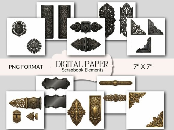 Vintage Junk Journal Book Ornate Clipart: A Guide to High-Quality Digital Embellishments