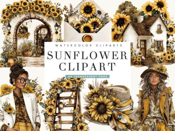 Watercolor Sunflower Clipart Bundle: A Creative Guide